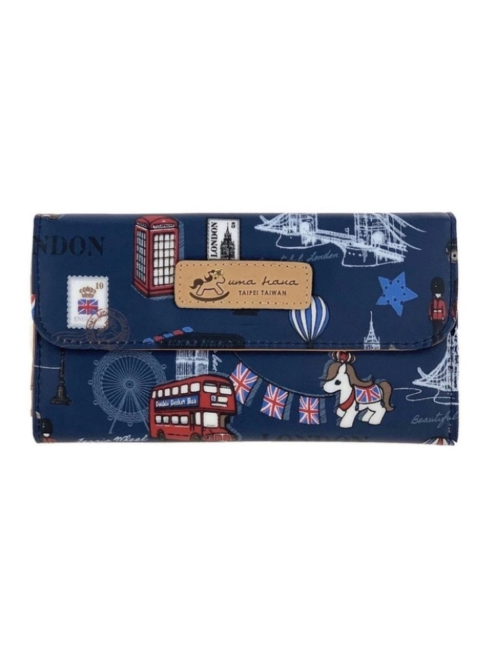 Uma Hana London Print Wallet